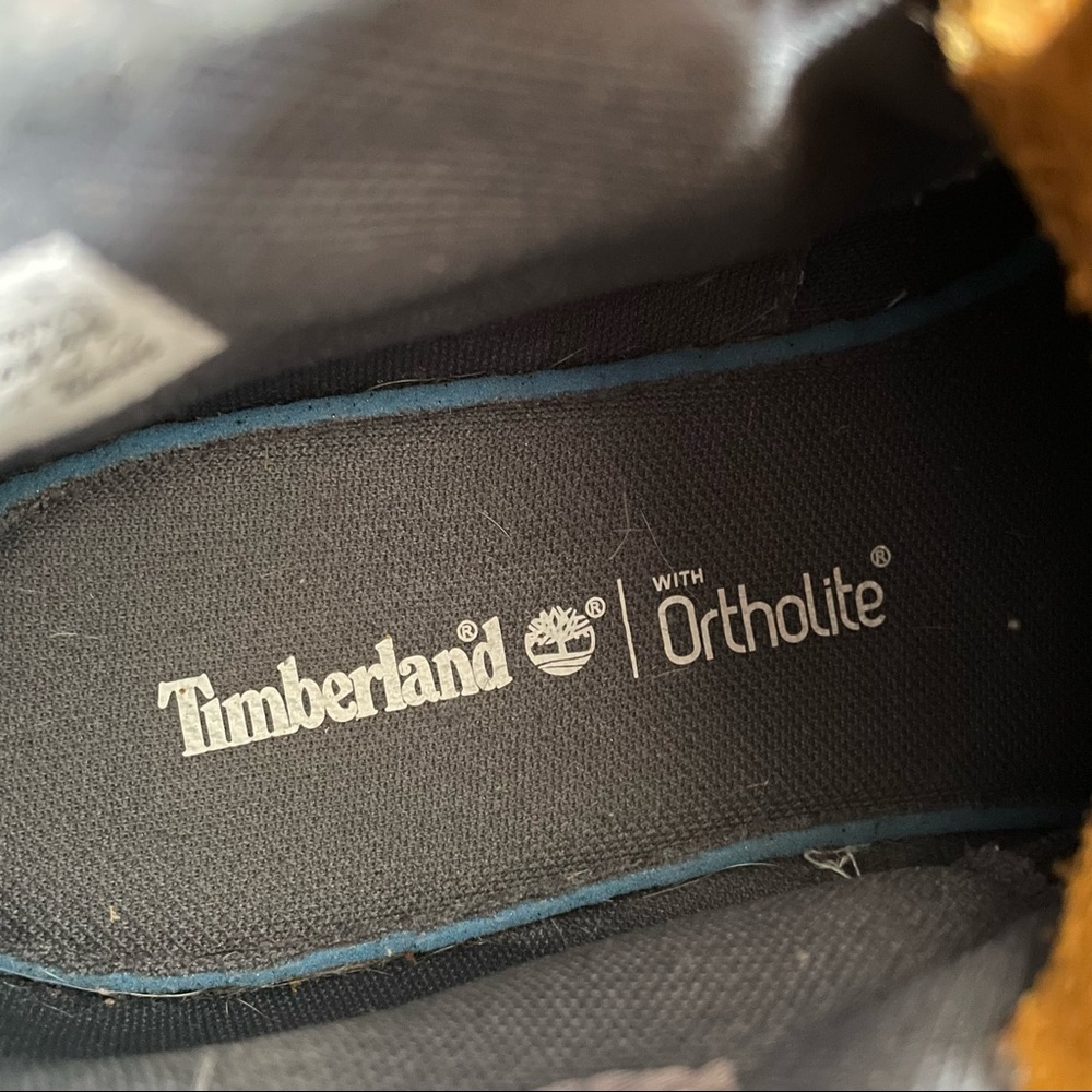 Timberland 6” Waterproof Lug Sole Nubuck Leather Lace Up Boots Size 7.5 A4640 - Picture 7 of 8